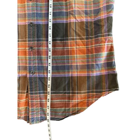 Ralph Lauren Men’s Classic Fit Plaid Button Down Shirt Large Multicolor - Picture 8 of 9